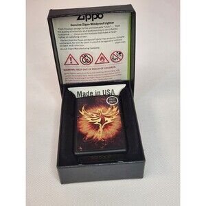 2018 Zippo Phoenix Design 2 Lighter New in Box Unstruck